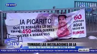 ¡NO LA SUELTAN! Así amanecieron instalaciones de la AMDC en la 21 de octubre por colectivos de Libre