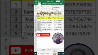 OMG 🔥How to Create a Dynamic Numbered List in Excel | Computer Tips & Tricks #shorts