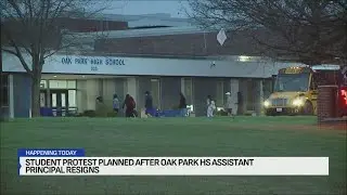 Oak Park High students rally against assistant principal resignation