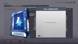 Opening full legend pack opening level 50 pack  Madden 19 ultimate team