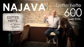 NAJAVA Defter hefte 600, 01.02.2026.