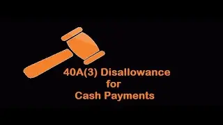 Learn Sec 40A(3) & Rule6DD Exceptions| DT | Income Tax| PGBP