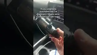 Intelligent dash cam with night vision & loop recording #dashcam #caughtoncamera