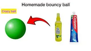 Homemade bouncy ball /homemade crazy ball/diy Crazy ball/Stress Ball/Jumpsball