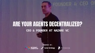 The Future of AI is Decentralized | Steven Waterhouse at Crypto AI:CON 2024