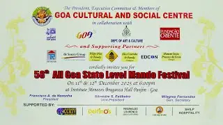 Day 1 - Live 58th All Goa Mando Festival by Goa Cultural & Social Centre, Panjim on 11th Dec 2025