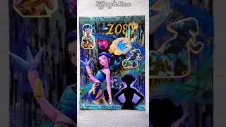 Scrapbooking KPop Łowcy Demon&oacute;w Huntrix Zoey Jak to się robi / Dziennik