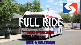 SEPTA 2011 New Flyer DE40LFR #8486 On Route 46! (FULL RIDE)