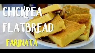 Chickpea Flatbread Farinata Gluten Free Oil Free Vegan