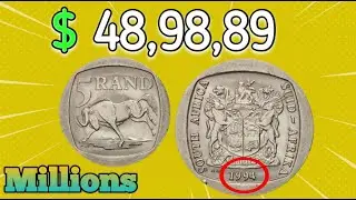 Эта южноафриканская монета достоинством 5 рэндов 1994 года может сделать вас миллионером | Эксклю...