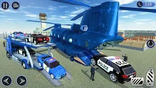 US Police Car Transport: Cruise Ship Driving Game