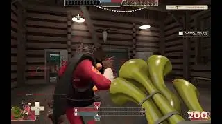 Team Fortress 2 Pyro footage in the plr_highertower Map