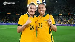 Remy Siemsen and Bryleeh Henry make their CommBank Matildas debuts