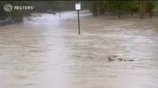Heavy rain causes flash flooding in New Zealand