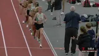 Courtney Wayment Runs Olympic Standard 5k at BU in 14:49.78 1/27/24