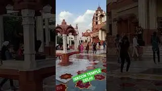 ISKCON TEMPLE DELHI || iskcon Mandir delhi India video