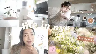 life in nyc | unboxing varia vs3, fancy lunch party & galentine's festivities