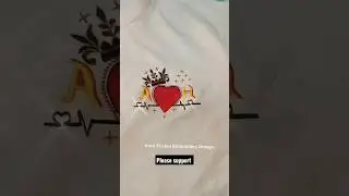 New Eid front poket Embroidery Design 2023#support #shorts