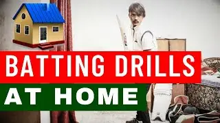 Cricket Batting practice in home 🏡 during lockdown 🔒 | Cricket Batting drills