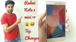 Redmi note 3 miui 10 update