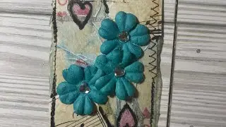 #fdc2 Altered playing cards Full Deck Challenge card #6 grab a card and let&rsquo;s craft