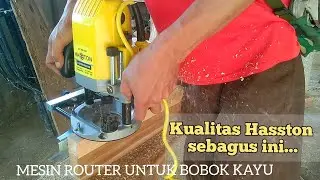 Review Mesin router bobok kayu hastton art 3105-003||alat pertukangan kayu