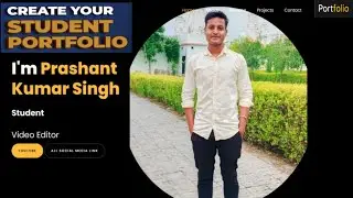 Personal Portfolio Website for Beginners | How to create Personal Website