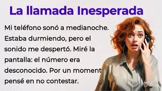 THE UNEXPECTED CALL  | Learn SPANISH with this SIMPLE STORY  |  Level 3 ⭐
