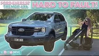 Обзор Ford Everest Tremor 2025 года: ПЯТЬ детских кресел И место для двойной коляски!