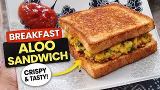 Crispy Bread Sandwich Recipe 😍 | Easy & Quick Snack at Home #viral #recipe #food #cooking 