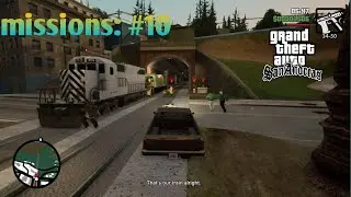 CJ AND RYDER GO THE TRAIN HEIST AND ATTACK THE BOLLAS GANG MEMBER || GTA SANANDREAS #10