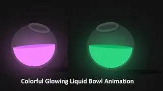 Colorful Glowing Liquid Bowl Animation | Smooth CSS Animation #html #css #coding 