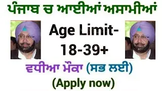 Punjab Govt Jobs|Govt jobs in Punjab in january 2019||Upcoming govt jobs in punjab,in 2019