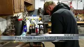 Eau Claire mechanic gives free vehicle repairs for first responders