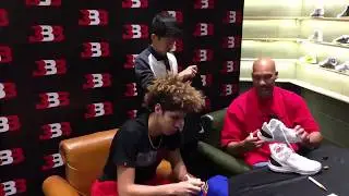 LaVar Ball & LaMelo Ball Sign Autographs In China After LiAngelo's Arrest (10 NOV 2017)