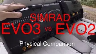 Simrad Evo3 против Evo2 &mdash; что нужно знать перед обновлением! Физическое сравнение. Lowrance Carbon