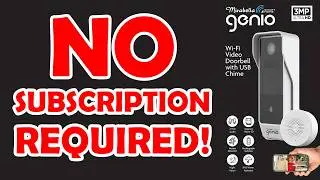 Mirabella Genio WiFi 3MP Video Doorbell With USB Chime Demo and Review (Links below)