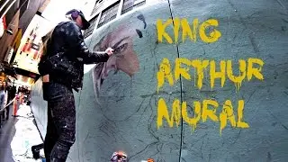 KING ARTHUR Speed Painting Mural