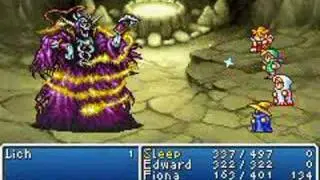 Final Fantasy I DOS Boss Battle #6 - Earth Fiend Lich