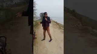 🍂🌾ইসামতী নদী,ওপারে ইন্ডিয়া আর এপরে বাংলাদেশ🌾🍂 