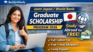 JJ/WBGSP Scholarship 2026 | World Bank Japan Scholarship | Masters Abroad | Full Funding