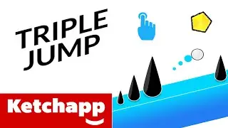 TRIPLE JUMP by Ketchapp Review | New Game of the ZigZag Developer | iOS Gameplay (Android, iPhone)