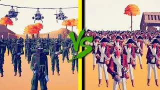 MODERN MILITARY vs RENAISSANCE ARMY - Totally Accurate Battle Simulator TABS