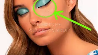 How to fix models makeup | Photoshop retouch tutorial