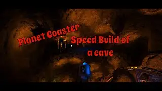 Planet Coaster - Cave speed build For Temple Of Doom Coaster