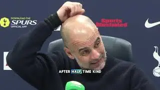 Pep post-match interview | Tottenham 2&ndash;2 Man City | &ldquo;We&rsquo;re still chasing Arsenal until the end.&rdquo;