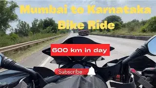 Mumbai to Karnataka Bike Ride 🏍️ 600 Km in One Day |  Karnataka- Goa Trip Series