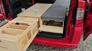 Transformer sa Fiat Qubo en camping-car seul et sans outil.