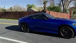 Drive by #1 with Stillen Competition cat-back exhaust upgrade on Nissan Z RZ34 2024 Performance MT.