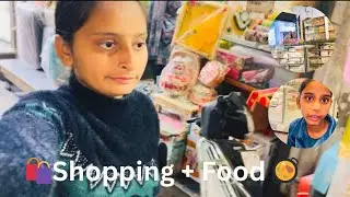Market Shopping + Canteen Food 😋🛍️ Fun day vlog